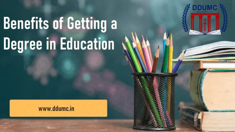 Benefits of getting a degree in education