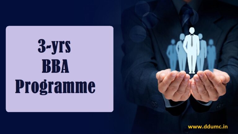 3-yrs regular BBA Programme | Best Course after 12th BBA Programme