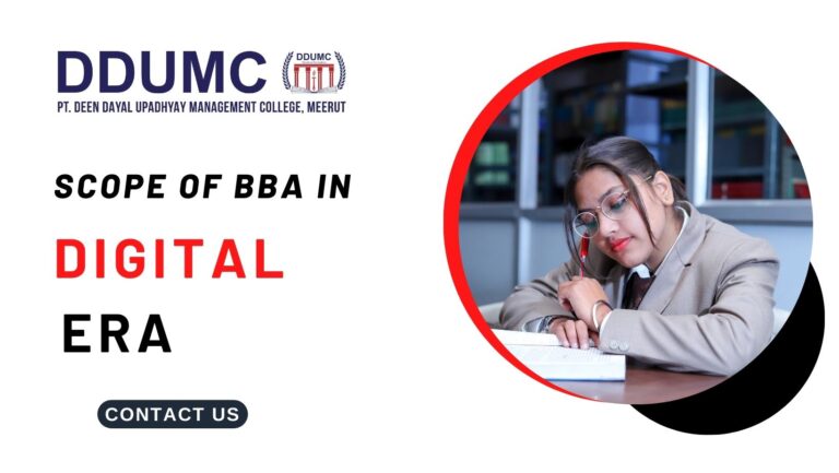Scope of BBA in Digital ERA