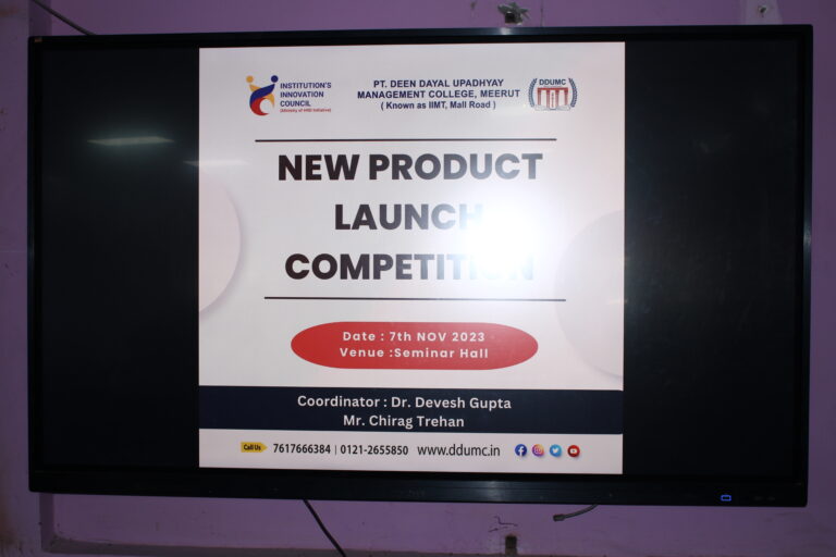 New Product Launch Competition New Product Launch Competition