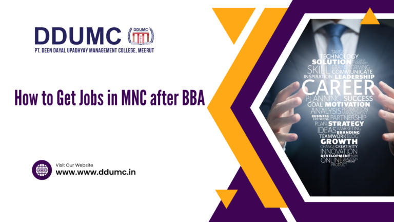 How to Get Jobs in MNC after BBA How to Get Jobs in MNC