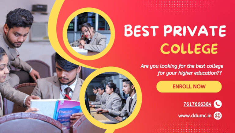 Most Chosen Courses at DDUMC Meerut