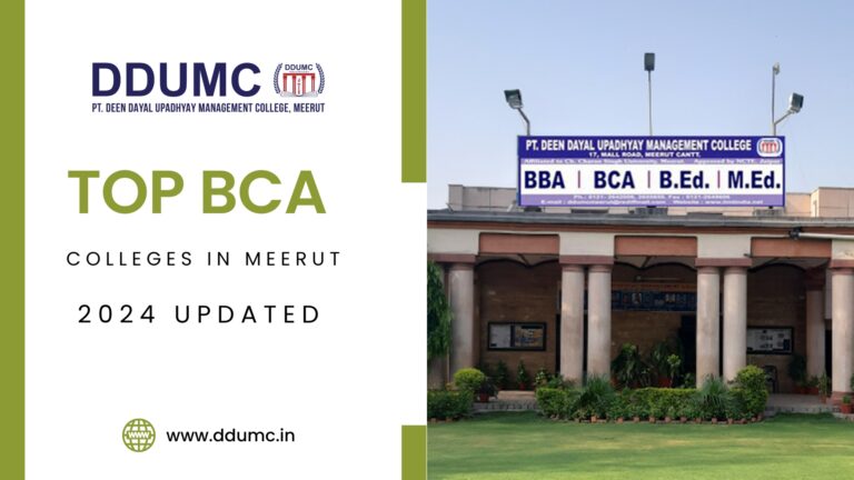 Top BCA Colleges in Meerut – 2024 Updated Top BCA College in Meerut West UP, BCA Institute in Meerut