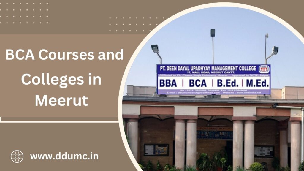 BCA Courses and Colleges in Meerut